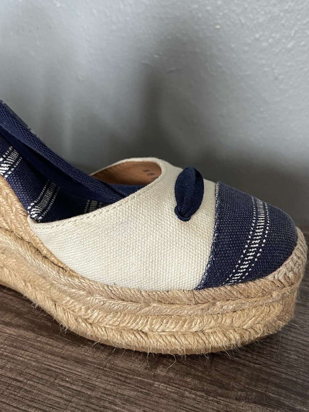 Coach Fern Ankle-tie Espadrille Wedge Sandals - Picture 5 of 16